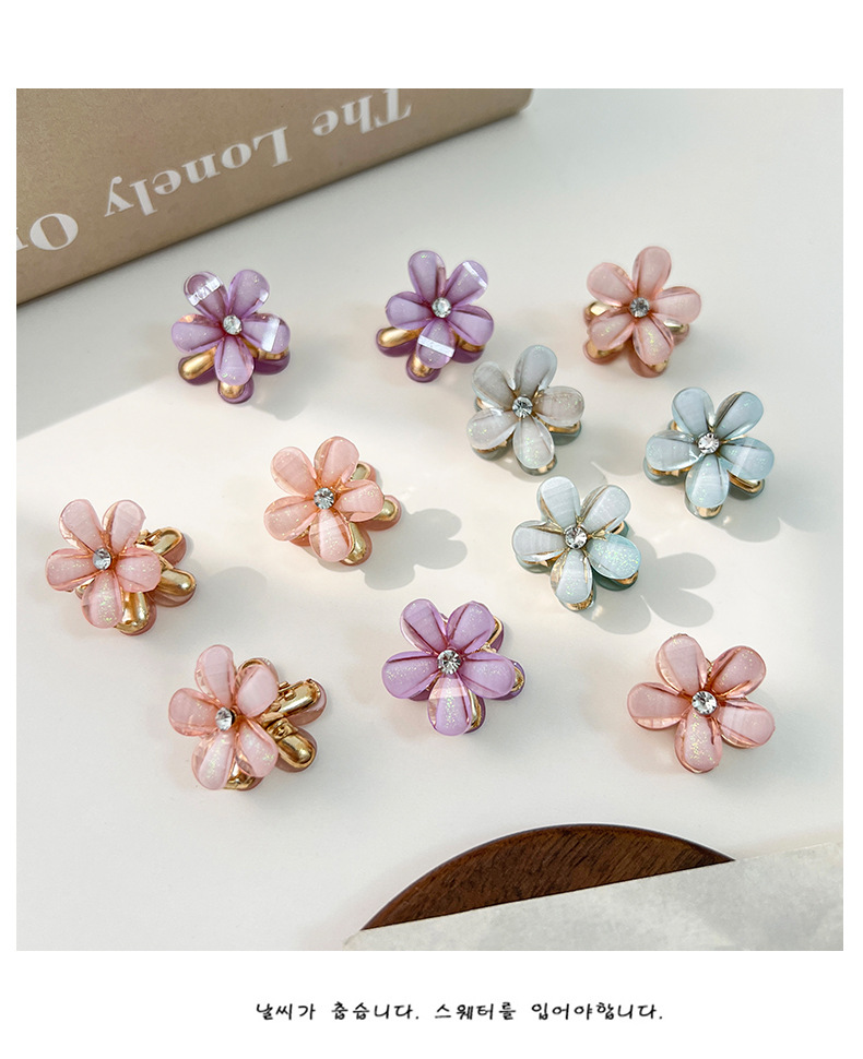 Hair Claws Hair Accessories Type 1 Piece Quantity Daily, Street Occasion IG Style Sweet Women's Flower Alloy Hair Claws