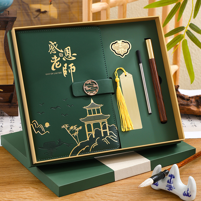 El juego de cuadernos A5 en caja de regalo se puede imprimir con logotipo, es un regalo ideal para oficinas comerciales, personaliza tu cuaderno de notas con la tendencia nacional para estudiantes.