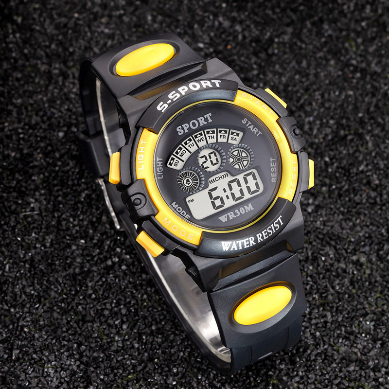 Nuevo reloj electrónico para niños y estudiantes multifuncional reloj despertador semanal luces nocturnas al aire libre fábrica directa
