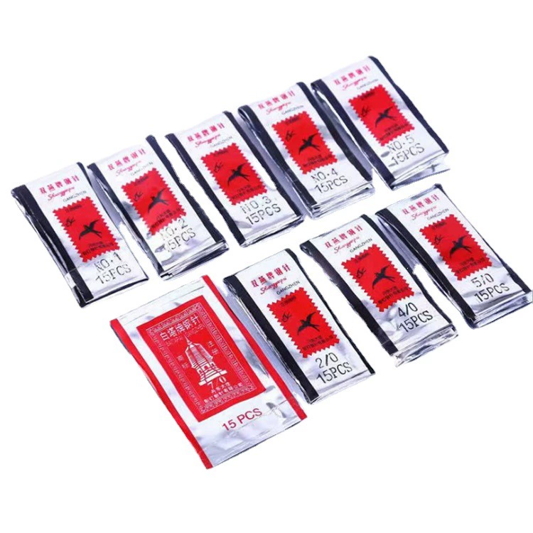 Shuangyan бренд стальная игла многомодельная швейная игла оптом швейная фурнитура алюминиевый пластиковый пакет ручная швейная стальная игла