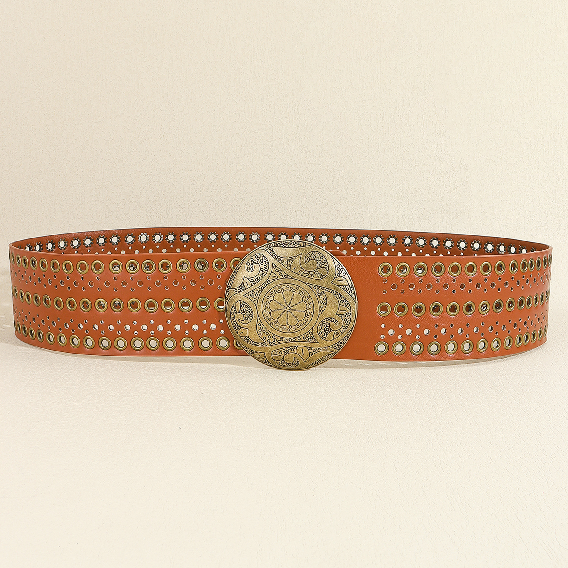 200g Weight Belt Classification 1 Piece Quantity Holiday, Banquet, Daily Occasion Pu Leather, Alloy Material Geometric Pattern Women's Gender Plating Design Retro, Vintage Style, Bohemian Style Retro Vintage Style Bohemian Geometric Pu Leather Alloy Plating Women's Leather Belts 6