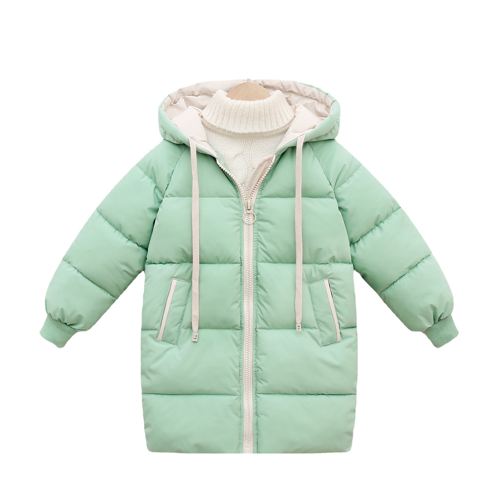 Ropa acolchada de algodón para Niños y Niñas Ropa acolchada de algodón de estilo coreano chaqueta acolchada de algodón para bebés transmisión en vivo transfronteriza entrega de una pieza