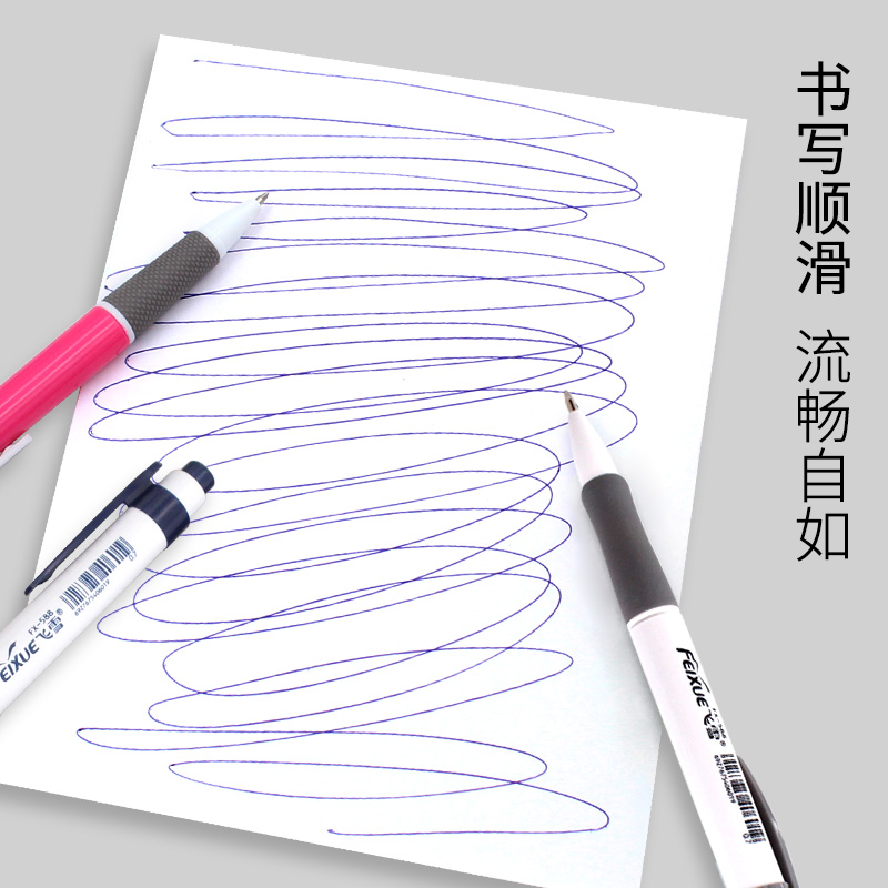 Blue black ballpoint pen for office for elementary school students