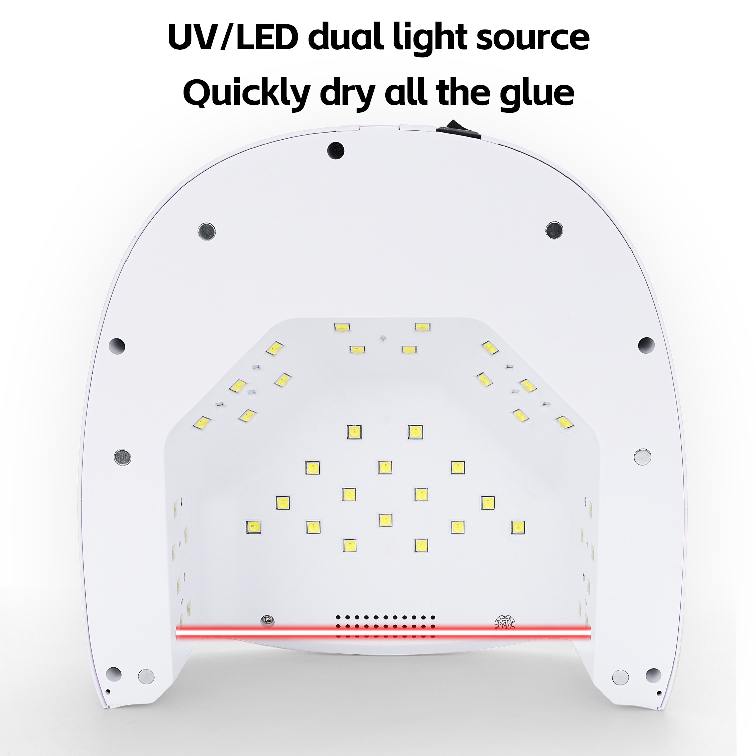 Yeni tırnak lambası 60W kablosuz güç depolama tırnak fototerapi lambası makinesi 42 LED boncuklu tırnak jeli kurutma makinesi
