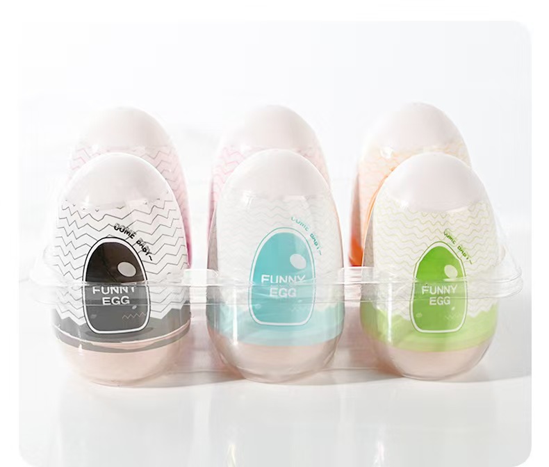 Mini Manual Masturbator Egg Set, 6-Pack Portable TPE Sleeves for Men — detail image 18