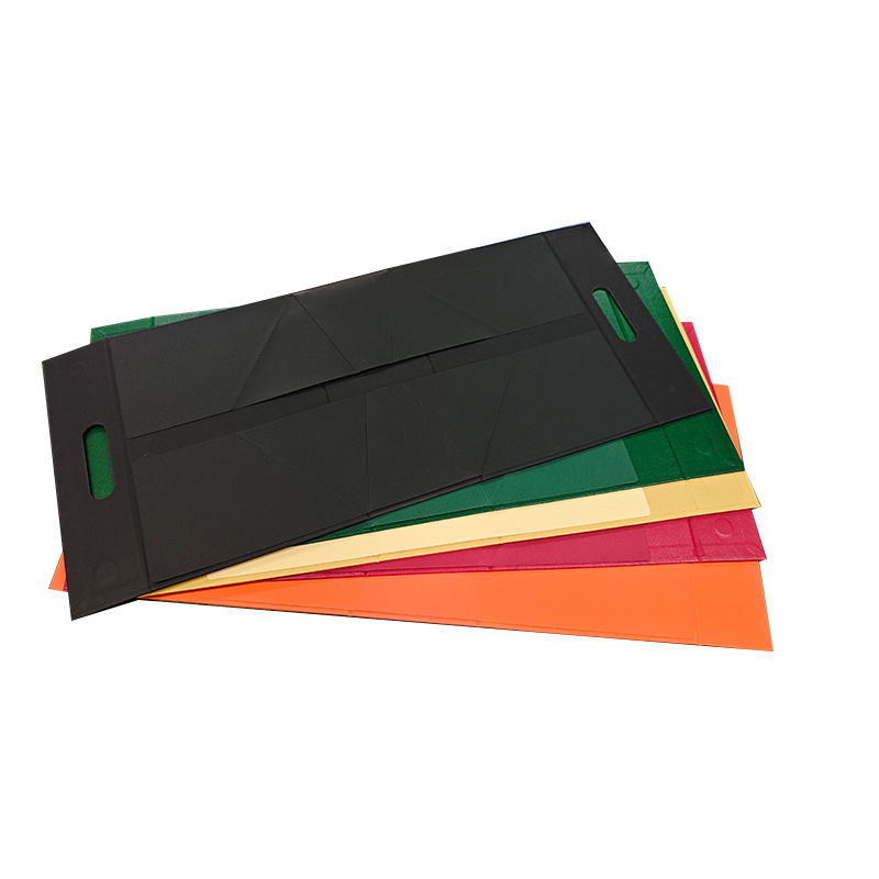 Caja de regalo de ternero triángulo portátil caja de embalaje boutique logotipo plegable personalizado cajas de regalo creativas