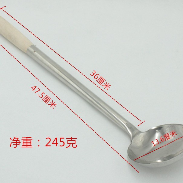 10 두 개의 나무 손잡이 숟가락