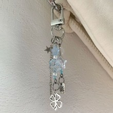 清透的夏天ccd挂绳手作串珠自制少女心ins手机链可爱咕本挂件