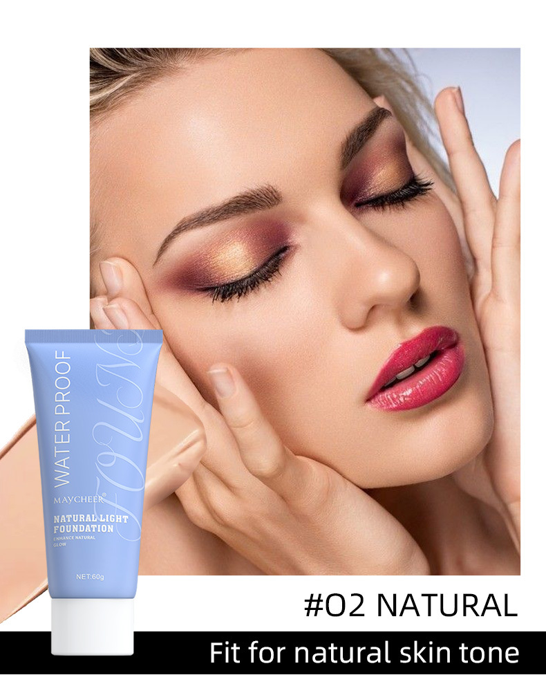 MAYCHEER Foundation for cross-border trade has a natural luster that lasts long without smudge. bb Cream, FDA Item Picture