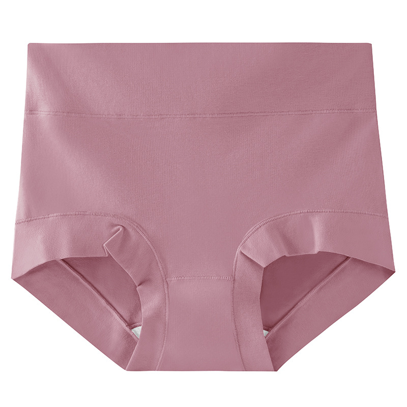 Bragas de algodón de fibra larga 60S para mujer, mantenimiento de seda, entrepierna, antibacteriano, transpirable y cómodo bolso de cintura alta, nalgas, ropa interior de talla grande para niñas