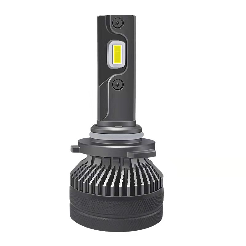 Bombilla LED T50 para faros delanteros de coche, H7 súper brillante, tubo de cobre dual, H11 modificado, luz blanca de 6000K, luz de coche integrada de haz alto y bajo H4