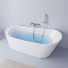 成人浴缸亚克力小户型家用民宿网红一体独立式酒店欧式贵妃浴盆