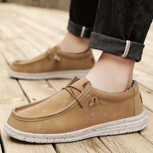2025 spring men's casual shoes cross-border plus size fashion men's shoes wholesale low-top leg casual loafers men