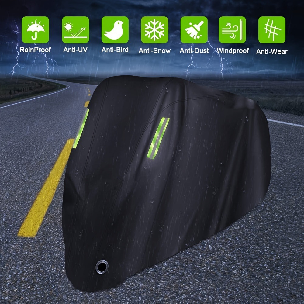 Motorcycle Car Cover Outdoor Car Cover Motorcycle Car Cover Electric Car Cover Waterproof Sunscreen Bicycle Cover Polyester Taff