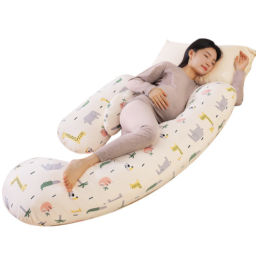Pregnant Woman Pillow Side Sleeping Support U-Shaped Pillow Multifunctional Pregnant Side Sleeping Pillow Maternity Accessories