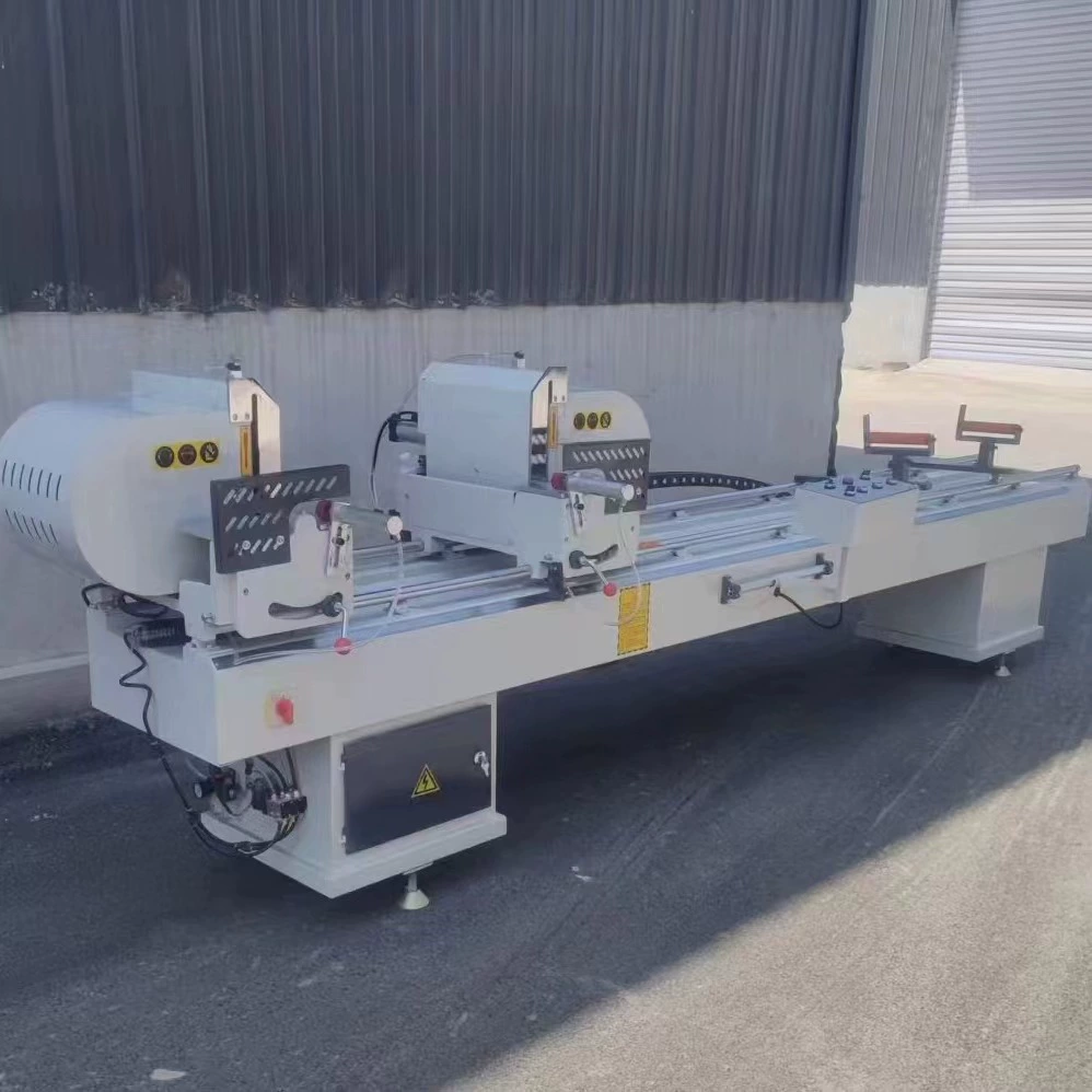 Рекламный световой короб двухголовая пила пластиковый стальной профиль резки пила 400 Сяопин толчок пила алюминиевый профиль двухголовная пила