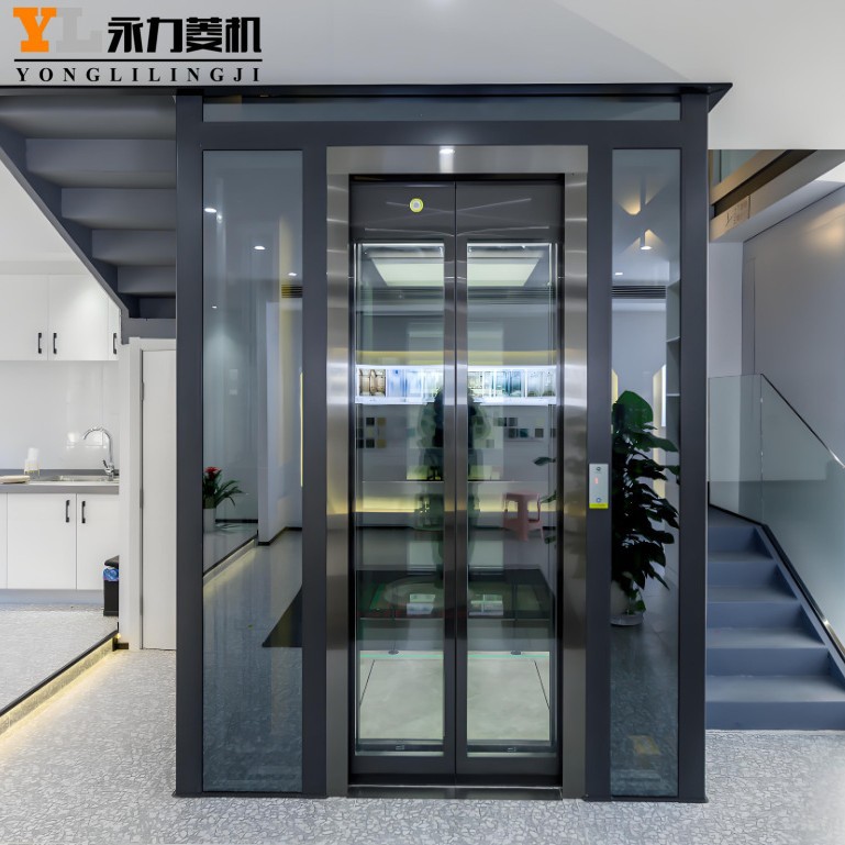 家用电梯自动门别墅自建房二层三层四层五层龙门架载人升降机