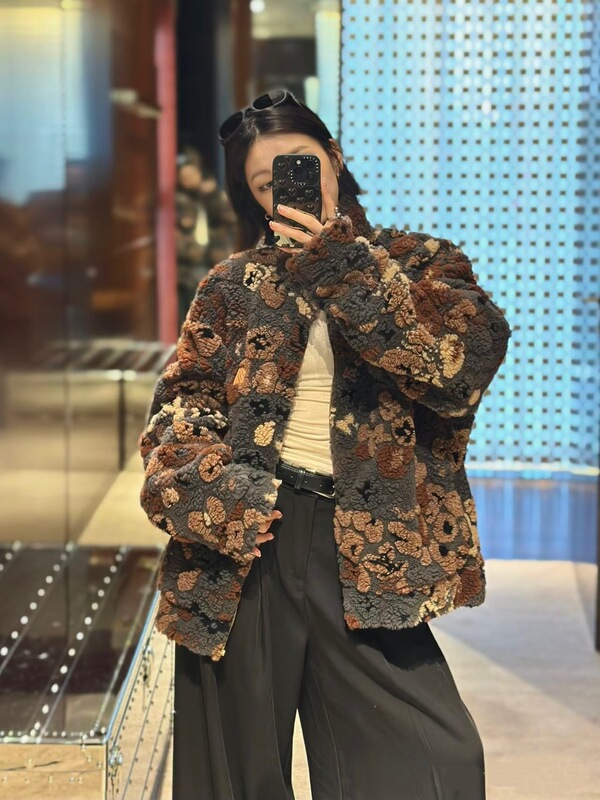 天花板品质25FW潮牌新款联名双面穿羊羔毛夹克外套男女明星同款潮|undefined