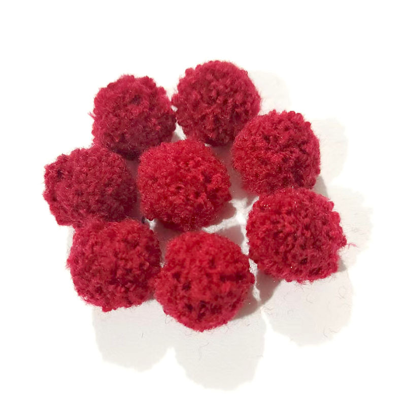 4호 버건디*2cm 테디볼