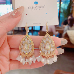 波西米亞手工款流蘇耳環女氣質民族風時尚耳墜復古百搭網紅耳飾品