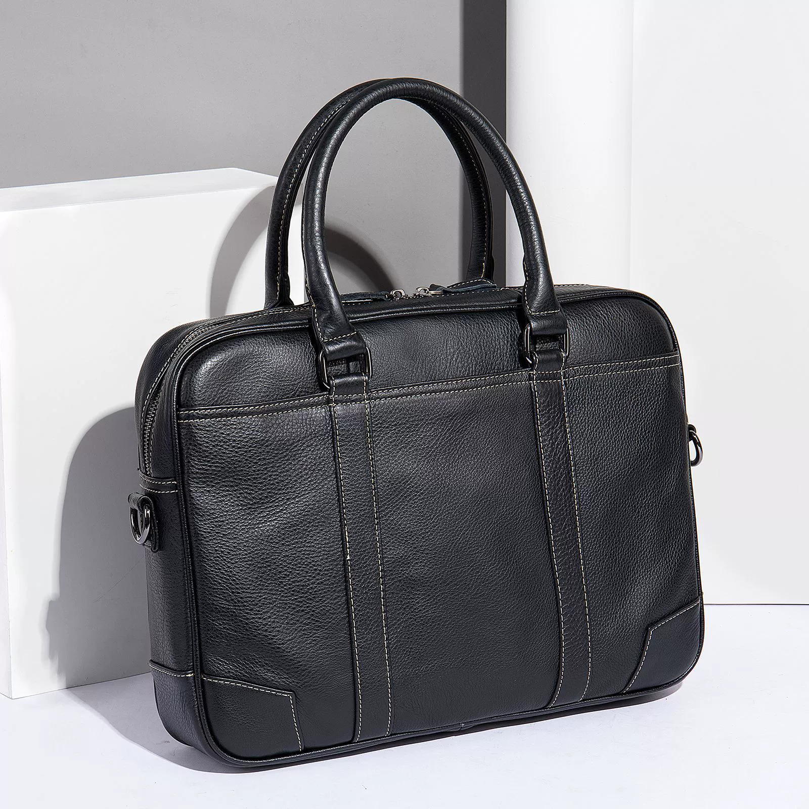 Настоящая кожа Capacious сумка, ноутбук, 14 дюймов, бизнес версия