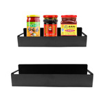 现货金属置物架壁挂架上墙免打孔厨房调料收纳架子喷塑防锈卫浴架