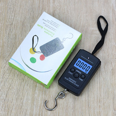 Portable Mini Handheld Scale 40kg Suitcase Scale Rope Luggage Scale Hook Courier Scale with Backlight
