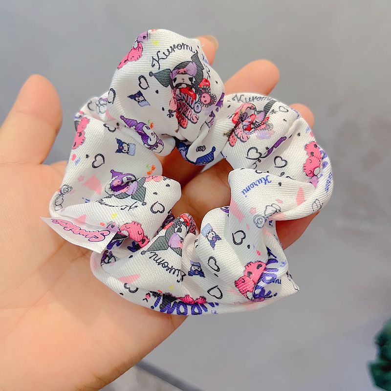 Dibujos animados de lazo para el cabello grueso lindo Rab Bu Stitch accesorios para el cabello de niña bola lazo para el cabello gomas elásticas círculo para el cabello accesorios para el cabello