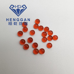 天然紅瑪瑙円形戒面紅玉髄原石ビーズ卸売り紅瑪瑙散珠単株ネックレス郵便