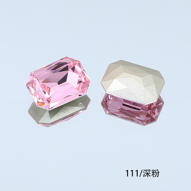 東洲クリスタル14*10長方形八角形ネイルアート尖底ラインストーンK9ガラスラインストーンDIY装飾品アクセサリー衣料品材料|undefined