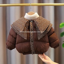 女童羽绒服新款女孩冬季白鸭绒外穿外套冬款婴儿短款宝宝冬装