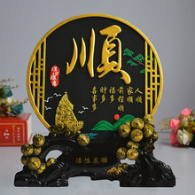 中式家居装饰品活性炭雕摆件客厅电视柜两边酒柜餐厅柜装饰小摆件