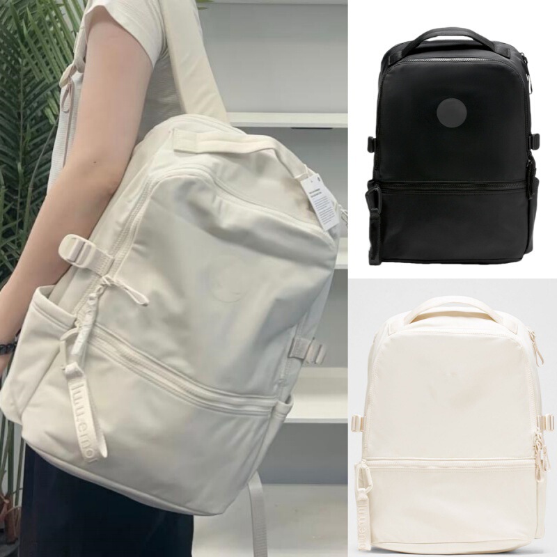 Lulu Backpack 22L Casual Work Clothing Computer Bag Backpack Large Capacity Men and Women Cross-Border Shipping Lululemon Bag