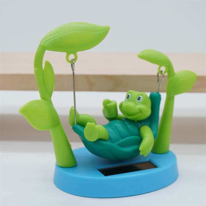 Creative New Solar Car Interior Decoration Ornaments Cartoon Turtle Doll Toys Home Ornaments