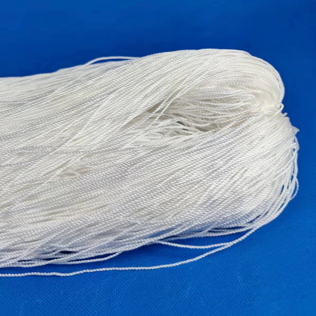 高强度丙纶线白色延绳钓主线浮水排钓主线建筑用线织网网兜绳现货