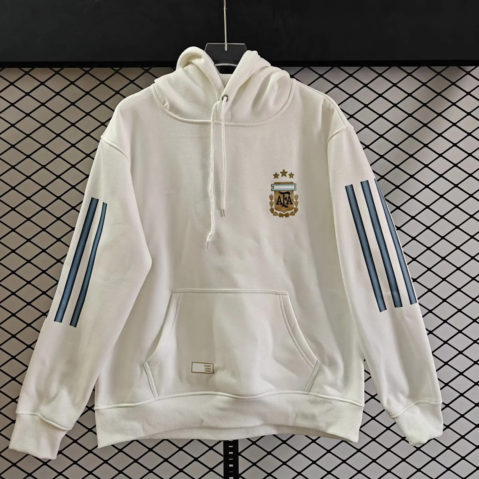 Argentina 2026 Home Sweatshirt Men's Sports Casual Pure Cotton Pullover Thickened Jacket Hooded Autumn and Winter Top
