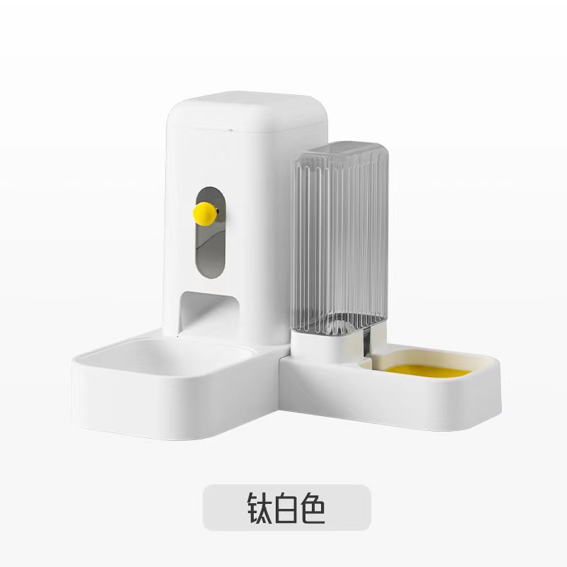 Cat Bowl alimentador de agua potable de gran capacidad dispensador de agua automático para mascotas separación húmeda y seca transfronteriza de acero inoxidable Cat Basin tazón para perros