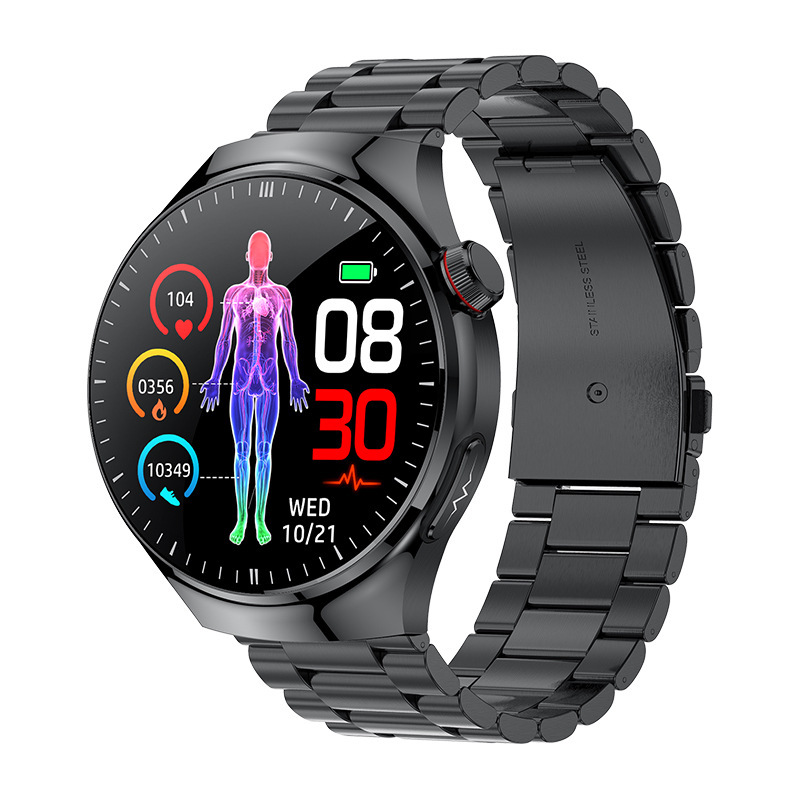 Smart Watch Watch4Pro Bluetooth Call Body Temperature Uric Acid Blood Lipids Blood Sugar Ecg Health Payment Access Control