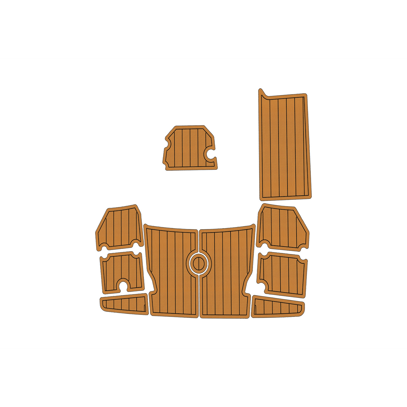 2018 Monterey 234 SS SP Faux EVA teak Marine Foam mat Floor