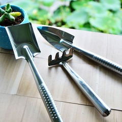園藝小鏟三件套迷你實用裝簡單方便多肉種植工具盆栽種花花鏟植物