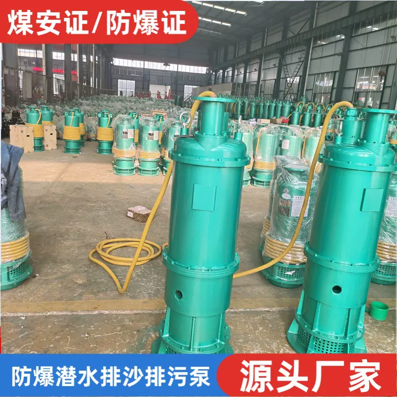 矿用隔爆型潜水排沙电泵配件 BQS80-500/4-280 大功率污泥泵660V