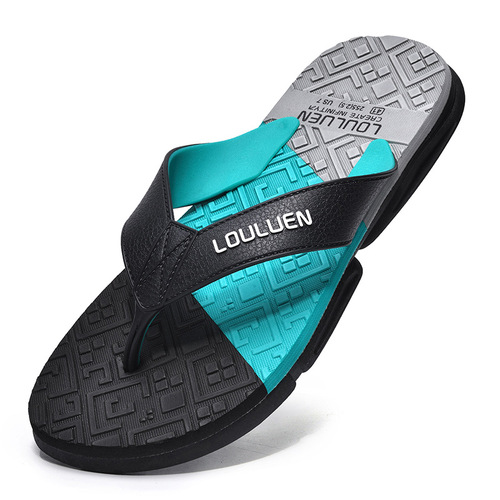  new beach flip-flops for men, non-slip outer slippers, summer flip-flops for men, trendy casual sandals