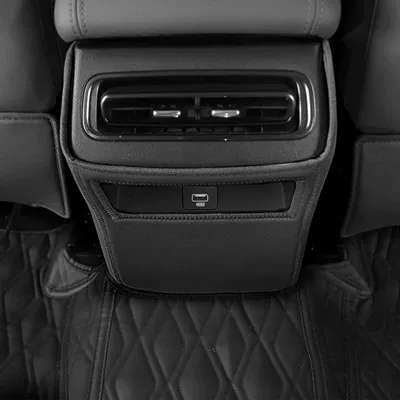 Chair back anti-kick pad, box anti-kick pad suitable - armrest-box-anti-kick-pad-premium-black-1-piece-set-haval-gen-2-big-dog-new-energy