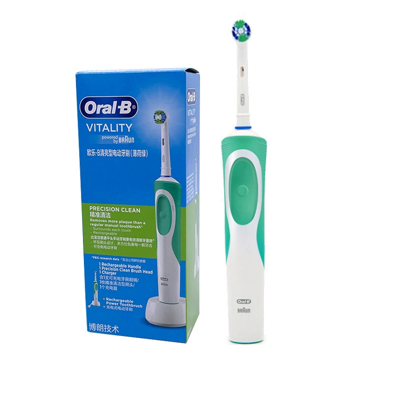 Электрическая зубная щетка (Oral-B) D100 & D12, мягкая щетина, зарядка, домашний набор