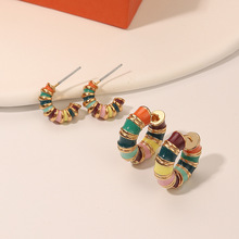 Women niche design earring retro colored earrings �OӋ�ж��h