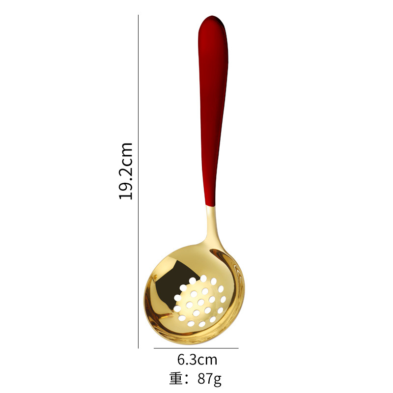 Cuchara de sopa de acero inoxidable 304 vajilla doméstica cuchara de sopa mango largo cuchara redonda profunda cuchara de sopa 304 cuchara colador cuchara