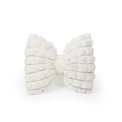 Headrest winter rabbit hair car - rabbit-fur-check-headrest-white