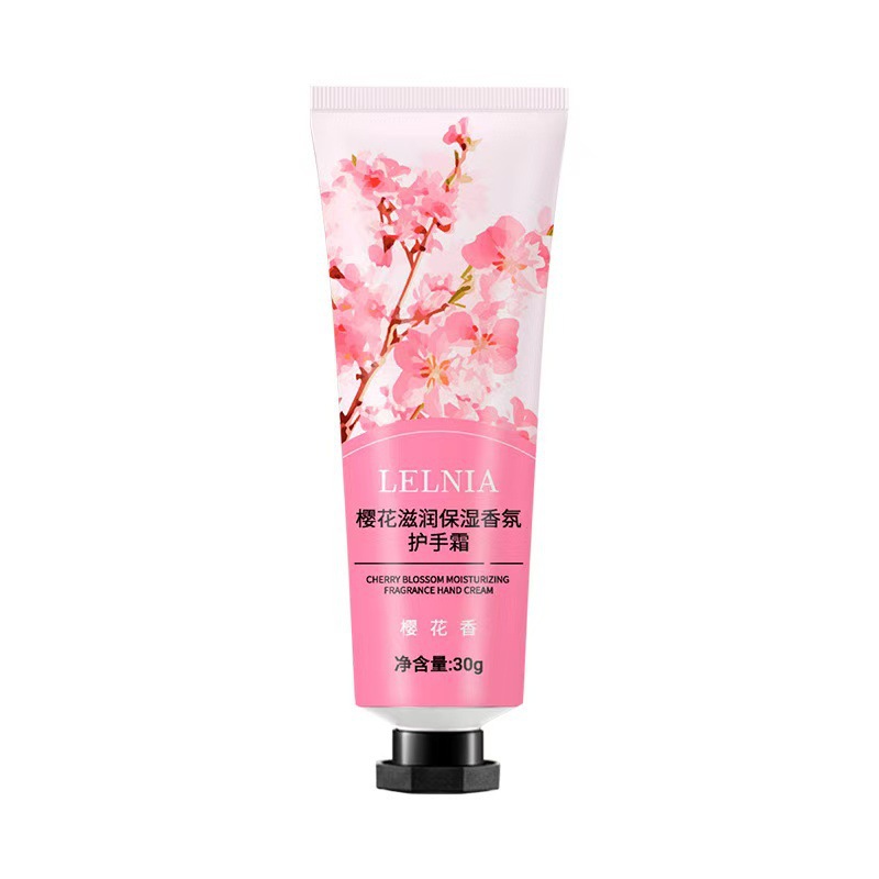 Genuino Lelnia Gardenia Flower Humectant Perfume Hand Cream 30g Flower Perfume Hand Cream