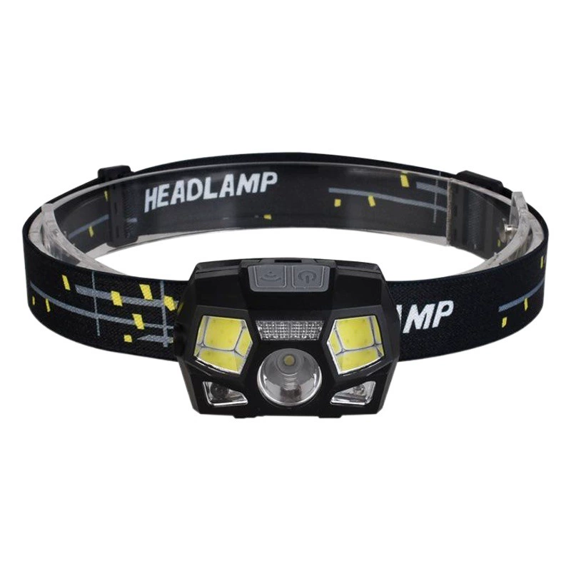 Индукционная USB-зарядка для улицы, сильный свет, супер яркая фара, светодиодная водонепроницаемая фара для ночной рыбалки, пластиковая фара