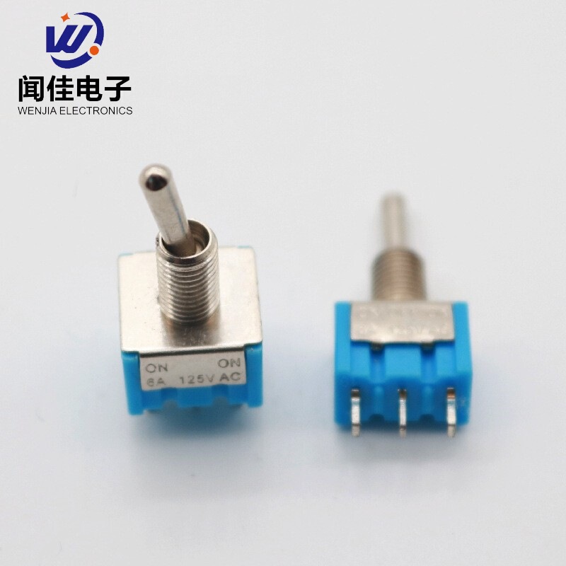 6MM Toggle Switch MTS-101 2-pin 2-stop Rocker Rocker Switch Instrument Toggle Switch Red